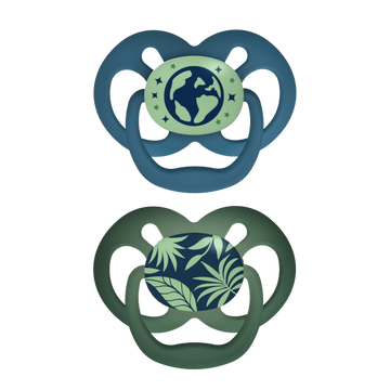 Dr Brown's Advantage Night Σιλικόνης για Αγόρι 6-18m 2τμχ